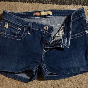 Big Star Dark Blue Jean Shorts for Women